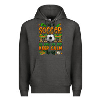 Charcoal Heather i'm a soccer mom we don't do that keep calm thing Premium Hoodie - Jasminsmagicworld
