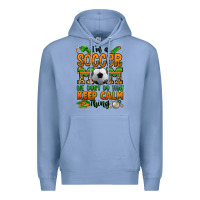 Colony Blue i'm a soccer mom we don't do that keep calm thing Premium Hoodie - Jasminsmagicworld