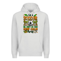 Dove Grey i'm a soccer mom we don't do that keep calm thing Premium Hoodie - Jasminsmagicworld