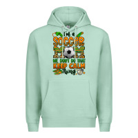 Seafoam i'm a soccer mom we don't do that keep calm thing Premium Hoodie - Jasminsmagicworld