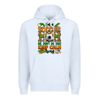 White i'm a soccer mom we don't do that keep calm thing Premium Hoodie - Jasminsmagicworld