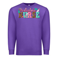 Purple pediatric nurse Premium Sweatshirt - texasbilliewilder