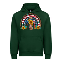 Forest Green cross american flag cowhide  leopard gemstone rainbow Urban Hoodie - Artiststas