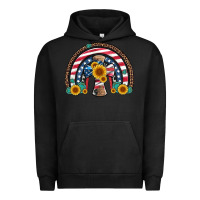 Pigment Black cross american flag cowhide  leopard gemstone rainbow Urban Hoodie - Artiststas