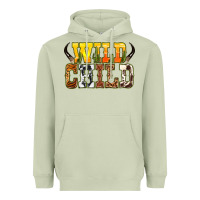 Matcha Western wild child Heavyweight Hoodie - texasbilliewilder