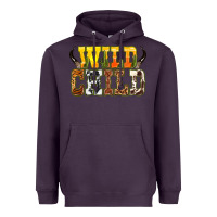 Plum Western wild child Heavyweight Hoodie - texasbilliewilder