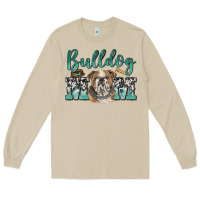 Mushroom bulldog mom Long Sleeve Tee - BarkalooDesign