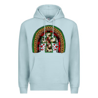 Blue Mist cross rainbow Premium Hoodie - JahusDesignShop