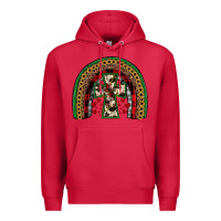 Cardinal cross rainbow Premium Hoodie - JahusDesignShop