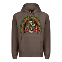 Coffee cross rainbow Premium Hoodie - JahusDesignShop