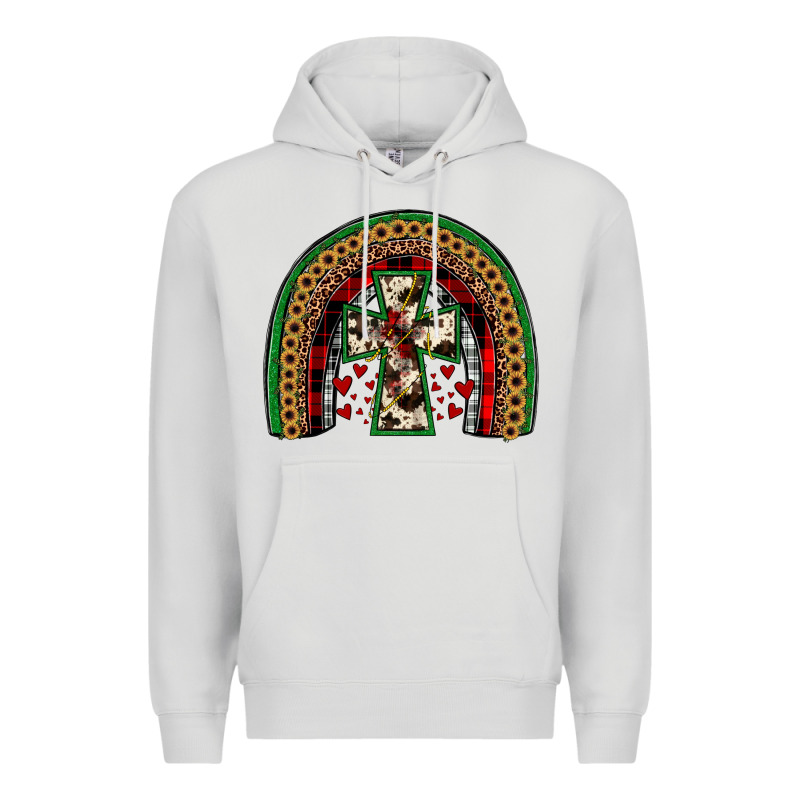 Cross Rainbow Premium Hoodie by JahusDesignShop | Teevron