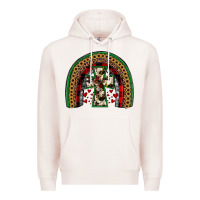 Pale Pink cross rainbow Premium Hoodie - JahusDesignShop