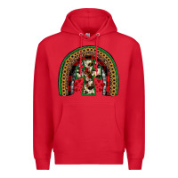 Red cross rainbow Premium Hoodie - JahusDesignShop