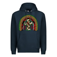 Navy cross rainbow Premium Hoodie - JahusDesignShop