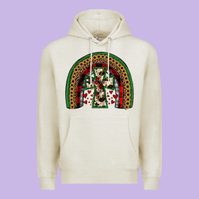 Cross Rainbow Premium Hoodie Designed By Jahusdesignshop