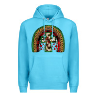 Ocean Blue cross rainbow Premium Hoodie - JahusDesignShop