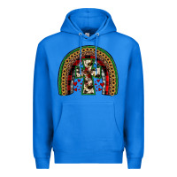 True Royal cross rainbow Premium Hoodie - JahusDesignShop