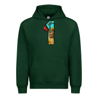 Forest Green farm life alphabet numbers 1 Urban Hoodie - BundleAndBundleShop