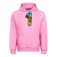 Fuchsia Pink farm life alphabet numbers 1 Urban Hoodie - BundleAndBundleShop