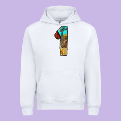 Farm Life Alphabet Numbers 1 Urban Hoodie Designed By Bundleandbundleshop