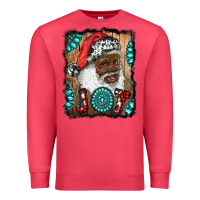 Cardinal african american santa joy Premium Sweatshirt - RanaPortraitStore