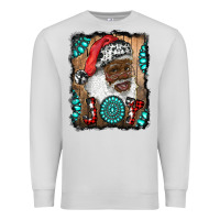 Dove Grey african american santa joy Premium Sweatshirt - RanaPortraitStore
