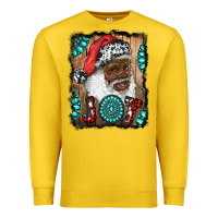 Lemon african american santa joy Premium Sweatshirt - RanaPortraitStore
