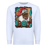 White african american santa joy Premium Sweatshirt - RanaPortraitStore