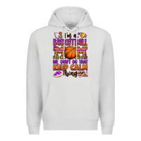 Dove Grey i'm a baskeball mom we don't do that keep calm thi Premium Hoodie - Jasminsmagicworld