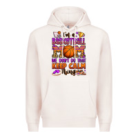 Pale Pink i'm a baskeball mom we don't do that keep calm thi Premium Hoodie - Jasminsmagicworld