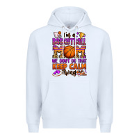 White i'm a baskeball mom we don't do that keep calm thi Premium Hoodie - Jasminsmagicworld