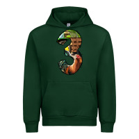 Forest Green farm life alphabet numbers 3 Urban Hoodie - BundleAndBundleShop