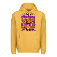 Mustard i'm a baskeball mom we don't do that keep calm thi Premium Hoodie - Jasminsmagicworld