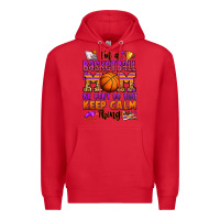 Red i'm a baskeball mom we don't do that keep calm thi Premium Hoodie - Jasminsmagicworld