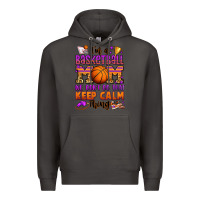 Smoke i'm a baskeball mom we don't do that keep calm thi Premium Hoodie - Jasminsmagicworld