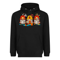 Black firefighter gnomes Heavyweight Hoodie - Zillion Design Studio