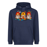 Navy firefighter gnomes Heavyweight Hoodie - Zillion Design Studio