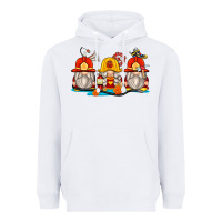 White firefighter gnomes Heavyweight Hoodie - Zillion Design Studio