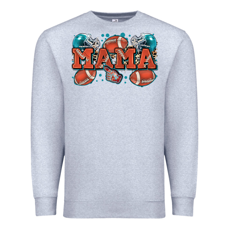 Mama American Football Premium Sweatshirt by Zillion Design Studio | Teevron
