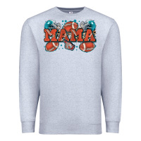 Heather Grey mama American football Premium Sweatshirt - Zillion Design Studio