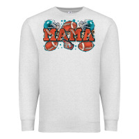 Oatmeal Heather mama American football Premium Sweatshirt - Zillion Design Studio