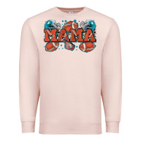 Pale Pink mama American football Premium Sweatshirt - Zillion Design Studio