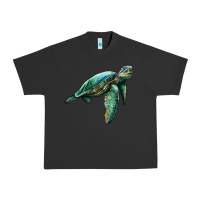 Pigment Black sea turtle Urban Heavy Tee - Artiststas