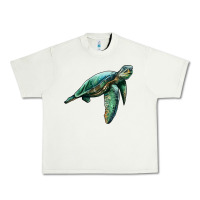 Pistachio sea turtle Urban Heavy Tee - Artiststas