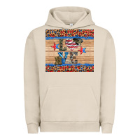 Pigment French Oak western usa soldier love tumbler Urban Hoodie - Artiststas