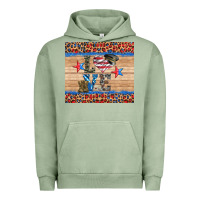 Pigment Oil Green western usa soldier love tumbler Urban Hoodie - Artiststas