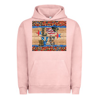 Pigment Salmon western usa soldier love tumbler Urban Hoodie - Artiststas