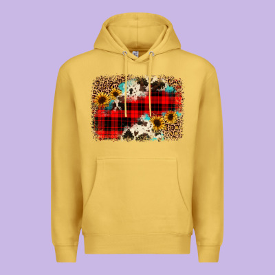Christmas Background Premium Hoodie Designed By Jahusdesignshop