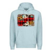 Blue Mist christmas background Premium Hoodie - JahusDesignShop