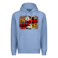 Colony Blue christmas background Premium Hoodie - JahusDesignShop